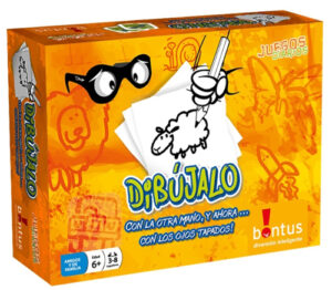 Caja del juego de mesa Dubujalo